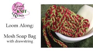 Loom Along Soap Mesh Bag with Drawstring [upl. by Marlena532]