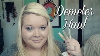 Demeter Fragrance Haul  Funeral Home Perfume [upl. by Ainwat]