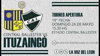 Central Ballester vs ITUZAINGÓ EN VIVO  19° FECHA Primera C Torneo Apertura 2024 [upl. by Harle337]