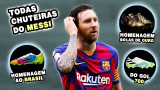 TODAS AS CHUTEIRAS DO MESSI  quotDA BASE ATÉ O GOL 700quot [upl. by Asi573]