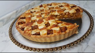 PIE DE MANZANA  receta muy facil y rica [upl. by Adnahsat797]