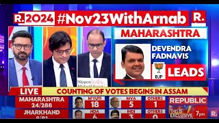 Breaking News Devendra Fadnavis Leading From Nagpur South West Seat  Maharashtra Results LIVE [upl. by Elleynod]