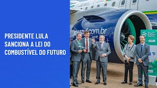 Presidente Lula sanciona a Lei do Combustível do Futuro [upl. by Kamila142]