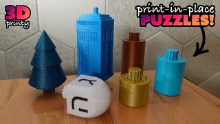 PrintinPlace Puzzle Boxes [upl. by Neehahs]