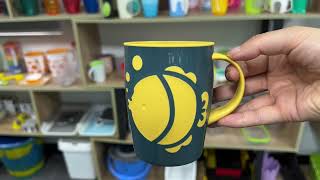 Two tone plastic mug two shot injection molding [upl. by Binnings]