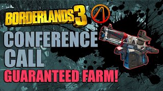 Borderlands 3 Conference Call Guaranteed Farm  How to get the Conference Call Fast [upl. by Ahsinyar]