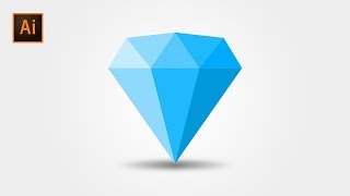 Comment faire un diamant sur Illustrator  TUTORIEL [upl. by Jowett]