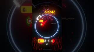 SPAIN vs PORTUGAL🤯footballmarbles footballedit neonarcade spain portugal [upl. by Semadar607]