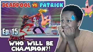 Cartoon Beatbox Battles Deadpool Vs Patrick  REACTION [upl. by Matt]