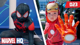 Kids Hero Up  Marvel Cosplay at D23 2024 [upl. by Sheridan347]