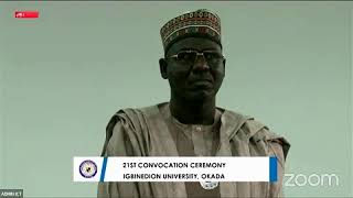 Igbinedion 21st Convocation Ceremony [upl. by Sidalg870]