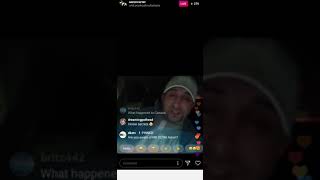 Aaron Carter with Shane Coyle Prankcallmafiashane Instagram Live Clip Nov 6 2019 [upl. by Rebe]