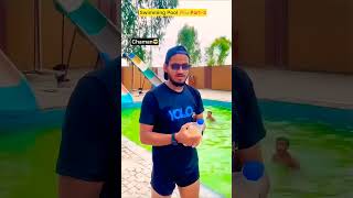 Chota bhai in swimming pool 🔥😂indian family shorts indian relatable swimming [upl. by Penhall622]