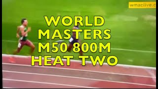 WORLD MASTERS SWEDEN M50 800M HEAT TWO [upl. by Lindholm46]