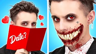 I Fell in LOVE with a VAMPIRE My CRUSH wants to Kill me Spooky Halloween Story by La La Life [upl. by Mulderig]