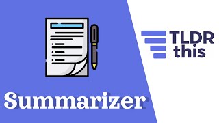 How To Use TLDRthis Webpage Summarizer [upl. by Riplex]