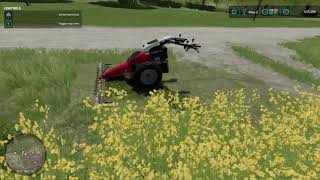 FS22 mowing grass with AEBI CC 66 [upl. by Nwahc]