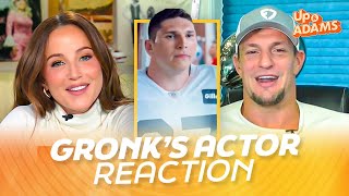 Rob Gronkowski Reacts to Portrayal of Himself in FX Aaron Hernandez American Sports Story [upl. by Allehcim]