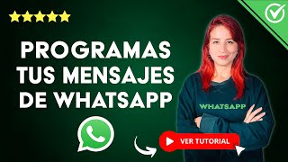 Cómo PROGRAMAR TUS MENSAJES de WhatsApp en tu iPhone  💬 Tutorial paso a paso 💬 [upl. by Darcy315]