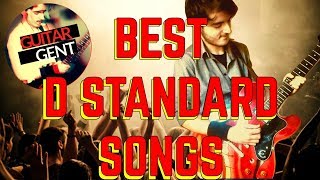 TOP 10 D STANDARD SONGS  Best Riffs That Will Make You Want To Tune Your Guitar Down [upl. by Ellenor]