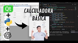 Crea tu propia calculadora  Python  PyQt5  Qt Designer y ChatGpt [upl. by Lorraine]