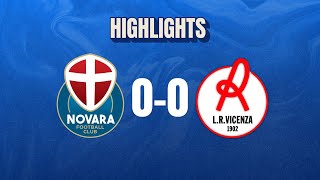 NovaraVicenza 00  12 giornata  Serie C  Highlights [upl. by Araht797]