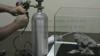 How to Install Complete CO2 System  CO2 regulator and cylinder installation for nature aquarium [upl. by Mayce]