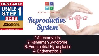 USMLE step 1 Non neoplastic uterine conditions from First Aid Reproductive system pathUrduHindi [upl. by Eisler]