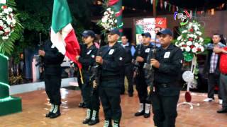 Lombardía Michoacán 15 de septiembre 2013 grito de independencia en la pérgola municipal [upl. by Inohs349]