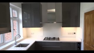 DIY Kitchen Refurbishment  Ikea kitchen  Underfloor heating  Quartz worktop [upl. by Nally]