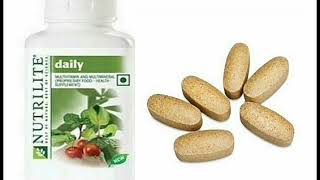 Amway Nutrilite Daily Demo And Benefits In Hindi  Amway Nutrilite Tablet [upl. by Olwen]