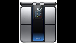 RENPHO MorphoScan Smart Body Scale A Smarter Way to Monitor Your Health and Fitness Goals [upl. by Leeke388]