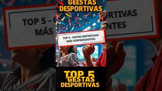 TOP 5  Gestas deportivas más sorprendentes top5 liverpool leicester datoscuriosos curiosidades [upl. by Schulz499]