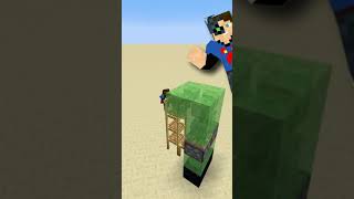 Un ascenseur 2x2 dans Minecraft  tuto shorts [upl. by Ylenaj]