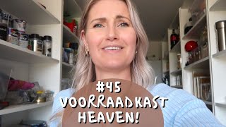 VOORRAADKAST ORGANISEREN amp KEUKEN TOUR  Van kavel naar droomplek 45  Diesna Loomans [upl. by Nnaeirelav430]