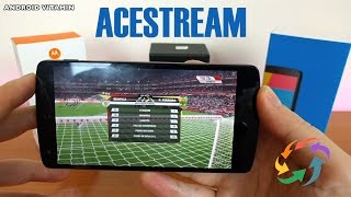 TV Acestream Arena4viewer no teu Android [upl. by Heilman956]