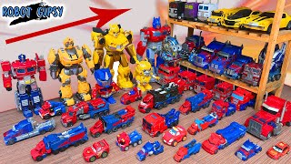 Rare Bumblebee amp Optimus Prime Transformers Toys  Yellow Tobot Robot amp Beast Rise [upl. by Akcinat]