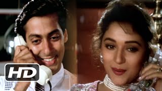 The Romantic Phone Call  Salman Khan And Madhuri Dixit Best Love Scene  Hum Aapke Hain Koun [upl. by Hsoj]