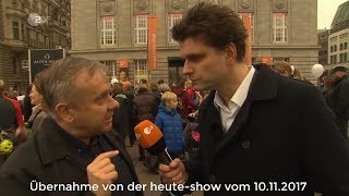 heute show Lutz van der Horst und Impfgegner [upl. by Ressay147]