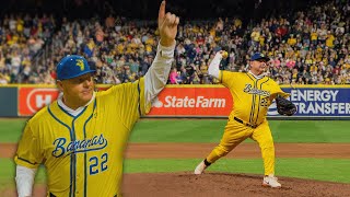 61 Year Old Roger Clemens Pitches for the Savannah Bananas [upl. by Krauss723]