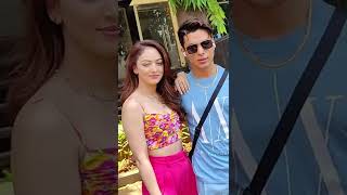 Pratik Sehajpal amp Sandeepa Dhar Promoting song Dua Karo shorts youtubeshorts [upl. by Sufur]