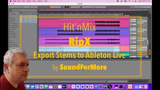 Hit’n’Mix RipX  Tutorial Part 3 Export stems into Ableton Live 11 in synch [upl. by Gnouv]