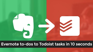 Evernote to Todoist Integration  Todos [upl. by Fiertz]