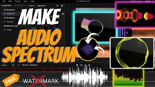 How to make AUDIO VISUALIZER Online without Watermark  vizzyio [upl. by Erhart]