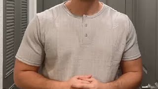 Honest Review of the Coofandy Henley Shirt [upl. by Dieter]