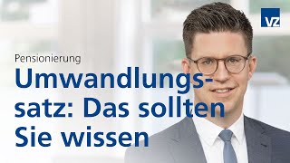 Umwandlungssatz Das sollten Sie wissen [upl. by Queston841]