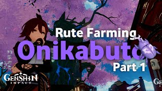 Panduan Farming Onikabuto di Inazuma Part 1  Panduan Genshin Impact [upl. by Loram732]