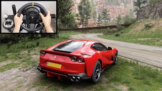 Forza Horizon 5 Driving Like A BOSS Thrustmaster TX Steering Wheel Ferrari 812 Superfast Gameplay [upl. by Ynor]