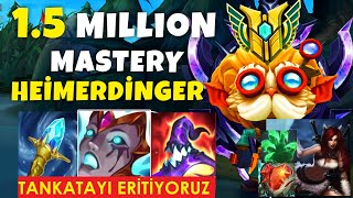 TANK KATAYI ERITIYORUZ Heimerdinger Öğrenen Rahatça Bu Eşleşmeyi Kazanır Heartsteel Kata [upl. by Leamiba869]