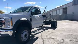 Almost NEW Factory Warranty 2024 Ford F600 Super Duty Regular Cab Chassis XLT Package 73L V8 [upl. by Micheil578]